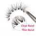 Kenzie Beauty Multipack Demi Wispies False Lashes - 10 Pairs, Clear Thin Band, Eyelash Pack 120 - Buy Online on GoSupps.com