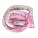 Bendable Dreadlocks Hair Tie Tie Dye Pink Portable Ponytail Holder
