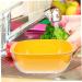 Alipis 1 Set Fruit Drain Basket Storage Shelf Plastic Laundry Baskets Kitchen Accessory Household Container 32X27CM Orange - Buy Online on GoSupps.com