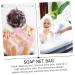 7pcs Foaming Soap Maker | Shower Pouf & Soap on a Rope | Exfoliating Bath Sponges | Jabon De Ba o Loofah for Men - Buy Online on GoSupps.com