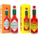 Hot Pepper Sauce Bundle with Tabasco Original Red Pepper Hot Sauce 57ml and Extra Hot Habanero Pepper Sauce 60ml (Pack of 2 Mixed Bundle) - Buy Online on GoSupps.com