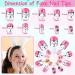 144Pcs Kids Press on Nails - Colorful Days | Thrilez Girls False Nails for Children | Pre Glue Stick on Short Nails Decoration Gift for Kids & Teens (Ages 7-12) - Buy Online on GoSupps.com