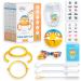 Little Ryna Baby Weighted Straw Cup | First Sippy Cup with Handle & Lanyard | Spill Proof Water Bottle for Toddler 6-12 Months | Flexi Straws Train Kids Cups 8oz - Buy Online on GoSupps.com