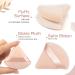 PROUSKY 6-Piece Triangle Light Skin Makeup Puff Set for Pressed and Loose Powders - Soft Velour Mini Puffs for Flawless Cosmetic Application - Buy Online on GoSupps.com