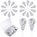200 Pieces Needle Threader Stitch Insertion Hand Machine Sewing Tool Sizes 45 mm Aluminum Needle Threader Silver Tone Wire Loop for Embroidery DIY Sewing Crafts