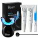 Teeth whitening kit 16X LED Light Rechargeable Teeth Whitener Gel Pen Strips with 30ml Carbamide Peroxide Tooth Whitening Gel 3ml Remineralization Gel Built-in 15 Minute Timer for Sensitive Teeth