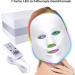 7 Color Led Facial Mask - Facial Acne Treatment Face Skin Care Therapy Daily Skin Care Mask Salon Use Device For Anti-aging Spot Scar Removal Smooth Wrinkles Fine Lines Skin Tightening - Buy Online on GoSupps.com