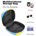 Fruit Lemons Blue Sanitary Napkin Storage Bag - Portable Period Pouch for Women and Girls - Multi-colored - Buy Online on GoSupps.com