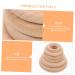Ibasenice 12 PC Wooden Rings - Unfinished Beech Accessories for Babies | Safe Molar Bite Rings & Newborn Gifts - Ideal for DIY Wooden Toys - Buy Online on GoSupps.com