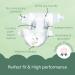 Moomin Baby Eco Diapers Size 2 (56 Pieces) - Soft Skin-Friendly Chemical-Free | Newborn Comfort (3-6 kg) - Buy Online on GoSupps.com