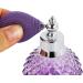 Daconovo 110ML Vintage Crystal Perfume Bottle White Short Atomizer Refillable Glass - Buy Online on GoSupps.com