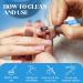Kolinsky Acrylic Nail Brush Size 18 - White Swirl Blue Handle for Acrylic Application - Buy Online on GoSupps.com