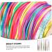 minkissy 7 Sets Colored Hair Rope Braided Hair Scrunchies Ties Ribbon Elastic Hair Ropes Hair Tinsel Ribbon for Hair Hiphop Hair Tie Braid Headdress Molding Line Hip Hop Child Polyester - Buy Online on GoSupps.com