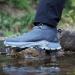 HUMTTO Men's Waterproof Hiking Boots - Lightweight & Breathable Ankle Boots for Trekking - Size 9.5 Grey - Buy Online on GoSupps.com