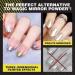 Bellecrey Chrome Gel Nail Polish 6 Colours Metallic Nail Polish Mirror Effect Spider Painting Gel Nail Varnish French Manicure Silver Rose Gold Blue Green Purple Nail Polish Set for Nail Art Design - Buy Online on GoSupps.com