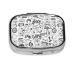 Video Game Boys Print Pill Organizer Travel Pill Box Square Mini Pill Box 2 Compartment Pill Box Video Game Boys One Size