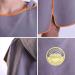Megawodar Microfiber Poncho Towel - Adult Surf Beach Wetsuit Changing Robe - Gray - Buy Online on GoSupps.com