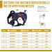 Oneigris Dog Harness | Fire Watcher Tactical Dishes Molle Safety Dog Vest with No-Pull D-Ring | 1000D Nylon XS - Blue - International Shipping Available - Buy Online on GoSupps.com