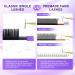 Nagaraku Single Eyelashes - Individual Matt Black Volume Extensions (Thick 0.07 D Curl 14mm) - Premium Quality for Effortless Beauty - Buy Online on GoSupps.com