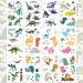 Ooopsiun Luminous Dinosaur Temporary Tattoos - 90 Glow in The Dark Styles for Boys Kids | Dinosaur Birthday Party Decorations & Favors - Buy Online on GoSupps.com