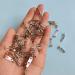 100 Pcs Silver Locking Pin Backs Safety Clasp for Jewelry Making - 20MM - Buy Online on GoSupps.com