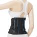 Back Support Belt Belt Brace for Back Pain Relief Scoliosis Support with Stabilizing Lumbar Support for Men and Women Black M (size medium)