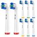 FIRIK Toothbrush Replacement Heads for Oral B: Tooth Brush Heads Compatible with Braun Pro 1000/3000/5000/8000/8850/8900 Precision Clean Toothbrush Heads Pack of 8