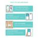 Smart Body Fat Scale with BMI Calculation - Digital Bathroom Weight Scale for Body Composition Analysis - Syncs with Smartphone App via Bluetooth - 396 lbs Capacity - White - Buy Online on GoSupps.com
