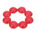 Nuby Pur Ice Bite Soother Ring Teether ( Red)
