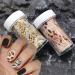 Manicure Slider Snake Print Starry Sky Nail Foil Wild Animal Skin Nail Sticker Flower(18) Style18 - Buy Online on GoSupps.com