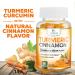 Turmeric Ginger Cinnamon Gummies - Vegan Supplement with 95% Curcuminoids for Natural Joint Support - 60 Gummies - Buy Online on GoSupps.com