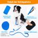 X XBen Waterproof Dog Tow Lines - 3m to 30m Rubberized Drag Leash with Lockable Carabiner - Ideal for Small to Medium Dogs - Neon Blue Durable Training Lines - Buy Online on GoSupps.com