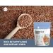 Kate Naturals Organic Brown Flax Seeds - Non-GMO, Raw, Gluten-Free Superfood with Omega Fats, Fibers, Vitamins & Minerals - Buy Online on GoSupps.com