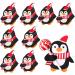  Rosixehird Rosixehird 50 Pcs Christmas Lollipop Paper Cards Christmas Decorations Santa Penguin Christmas Lollipop Christmas Decoration Packaging - Buy Online on GoSupps.com