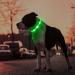 Masbrill LED Dog Collar - Luminous Waterproof Safety Collar with 3 Flashing Lights for Small Medium & Large Dogs (Adjustable 28-40cm/11-15.7in) - Green - Buy Online on GoSupps.com