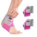 YEEKORO Ankle Support Brace for Kids Adjustable Breathable Ankle Sleeve Tendon Compression Brace for Sports Protection Basketball Soccer Volleyball Football rose Medium