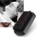 Men's Mustache Oval Black Brush - Premium Beard Care & Cleaning Kit for Styling & Massaging - Buy Online on GoSupps.com