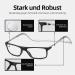 New Vision NV2904 Magnetic Reading Glasses - Comfortable Light Reading Aid for Men & Women - Stylish Black 2x Magnification - Buy Online on GoSupps.com