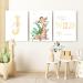 Panda Whale Children's Room Pictures | Safari Animals 3-Piece Poster Set for Kids | Personalized Wall Art - Buy Online on GoSupps.com