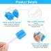 30 PCs Oral Care Sponge Sticks - Hygienic Mouth Cleaning Cotton Swabs for Fresh Breath - Buy Online on GoSupps.com