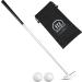 LEAGY Portable Golf Putter - Right and Two-Way Left Hand Options with 2 Balls | Ambidextrous Bag Included - Buy Online on GoSupps.com