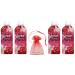 Lenor Fabric Conditioner 26 Washes 858ml Wellbeing Collection Jasmine & Red Berries Scent 4 Bottles Pack + for You: Organza Small Bag