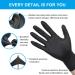 FINITEX Black Nitrile Disposable Gloves 5mil Powder-Free Latex-Free - 100 PCS Large Size for Cleaning and Food Handling - Buy Online on GoSupps.com