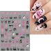 Halloween Nail Stickers 12 Sheets Self-Adhesive Nail Decal Pumpkin Cobweb Ghosts Nail Art Decoration Design Supplies - Buy Online on GoSupps.com