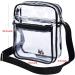 Clear Stadium-Approved Messenger Bag for Work & Travel - Black - Buy Online on GoSupps.com