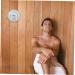 Happyyami Sauna Thermometer & Hygrometer Set - 2 Pack Moisture Measuring Tool for Accurate Temperature Monitoring - Durable ABS Material - Perfect for Home Saunas - Buy Online on GoSupps.com