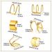 24 Pieces Hair Jewelry - Dreadlocks & Braids Accessories | Gold Hair Rings for Men & Women - Buy Online on GoSupps.com
