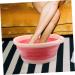 minkissy 1pc Folding Washbasin Bathroom Supply Foot Soak Tub Portable Washbasin Portable Wash Sink Washing Basin Exquisite Craftsmanship Wash Basin Dish Pink Tpe Miss Camping Laundry Tub 32X32X12CM Pink - Buy Online on GoSupps.com