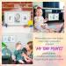 My Tiny Prints Newborn Baby Handprint and Footprint Kit - Baby Keepsake Frame with Ink Pad - Baby Shower Gift - 17 x 9.5 - Gray - Buy Online on GoSupps.com