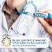 iProven Digital Oral Thermometer for Adults and Kids - Accurate Reading with Smiley Fever Indicator - Flexible Tip - Royal Blue - Buy Online on GoSupps.com